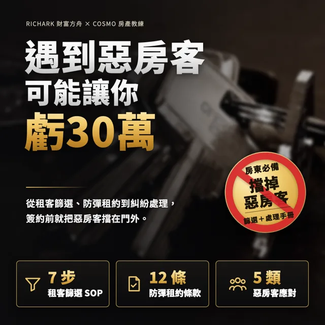 遇到惡房客可能讓你虧30萬 封面
